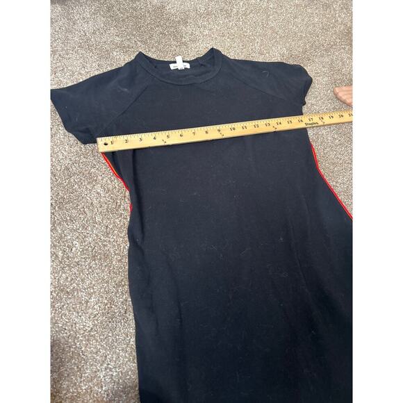 Silence & Noise Silence + Noise Anthropologie Rainbow side stripe Black SZ SM - Picture 8 of 10